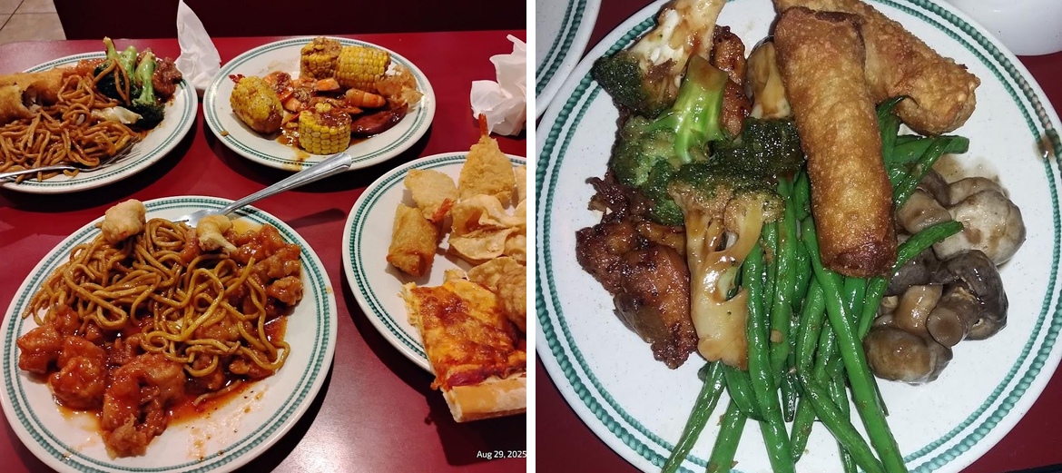 New China Buffet Menu