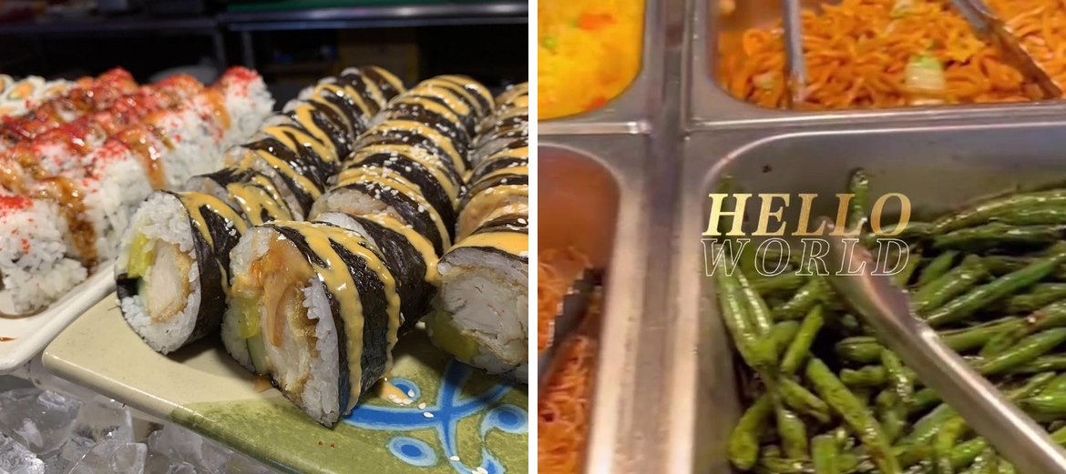 New China Buffet Menu