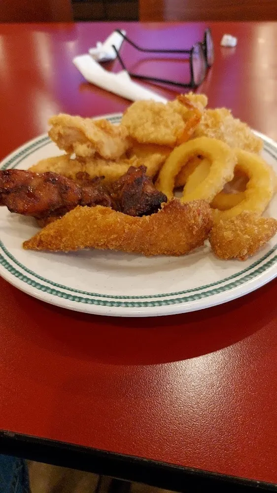 Pollo Empalizada Aros de Cebolla